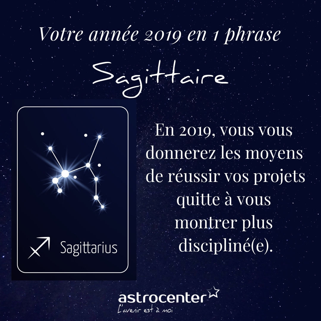 Horoscope 2019 gratuit Sagittaire une année de hauts et de bas