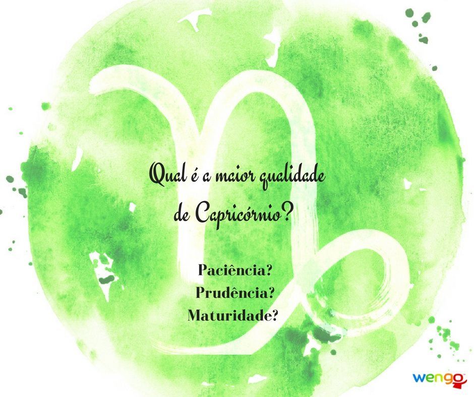 qualidade do Signo de Capricornio