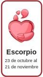 horóscopo de Escorpio