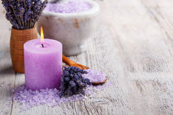 Purple candle