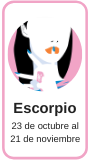 horóscopo de Escorpio
