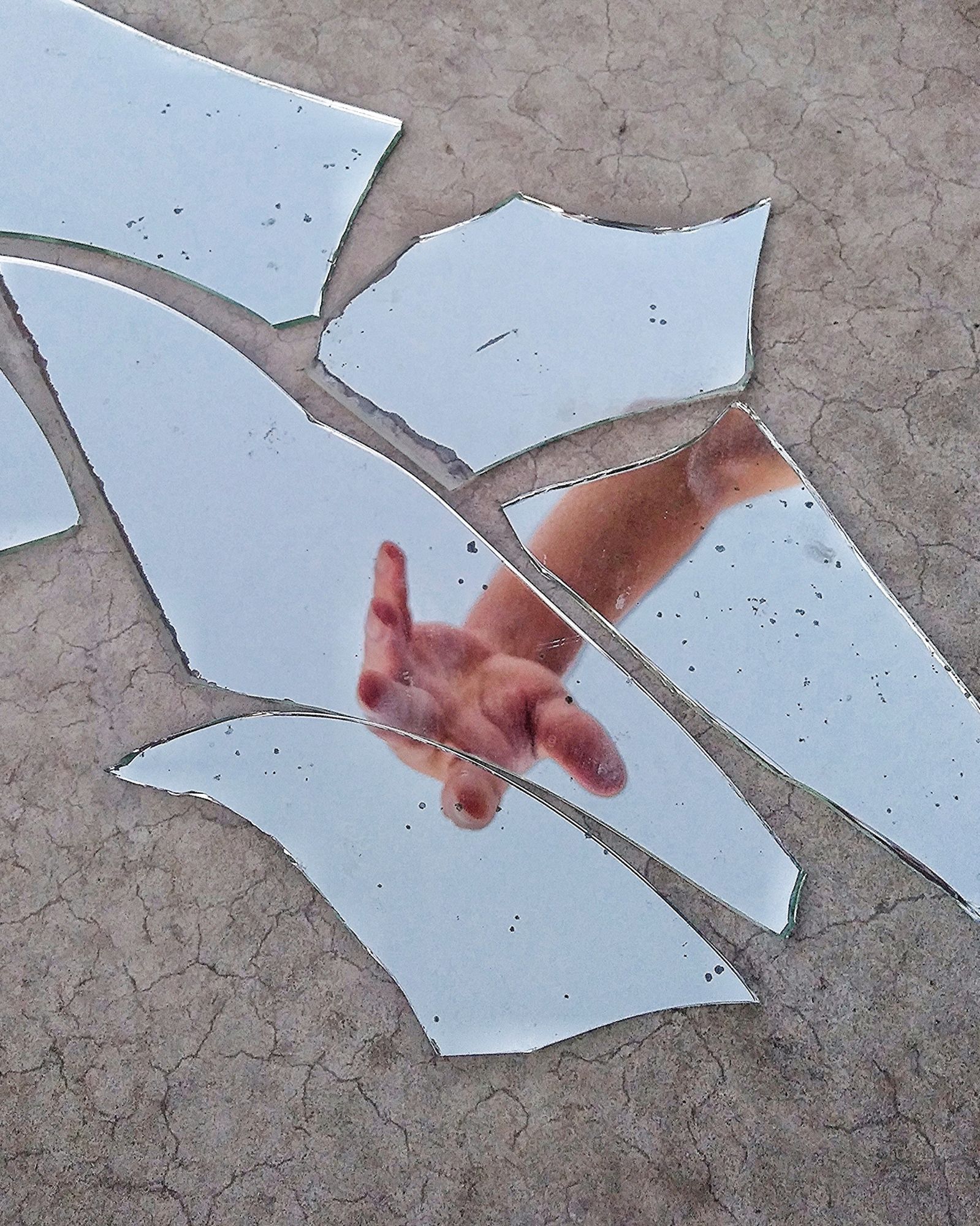 Broken mirror