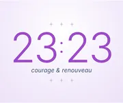 23h23, l'heure miroir du <i>courage</i> et du renouveau