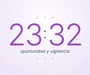 23:32, la hora espejo de la <i>oportunidad</i>
