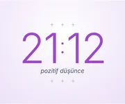 21:12, <i>pozitif düşüncenin</i> ters saati