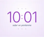 10:01 - <i>sabır ve yenilenme</i> ters ayna saati