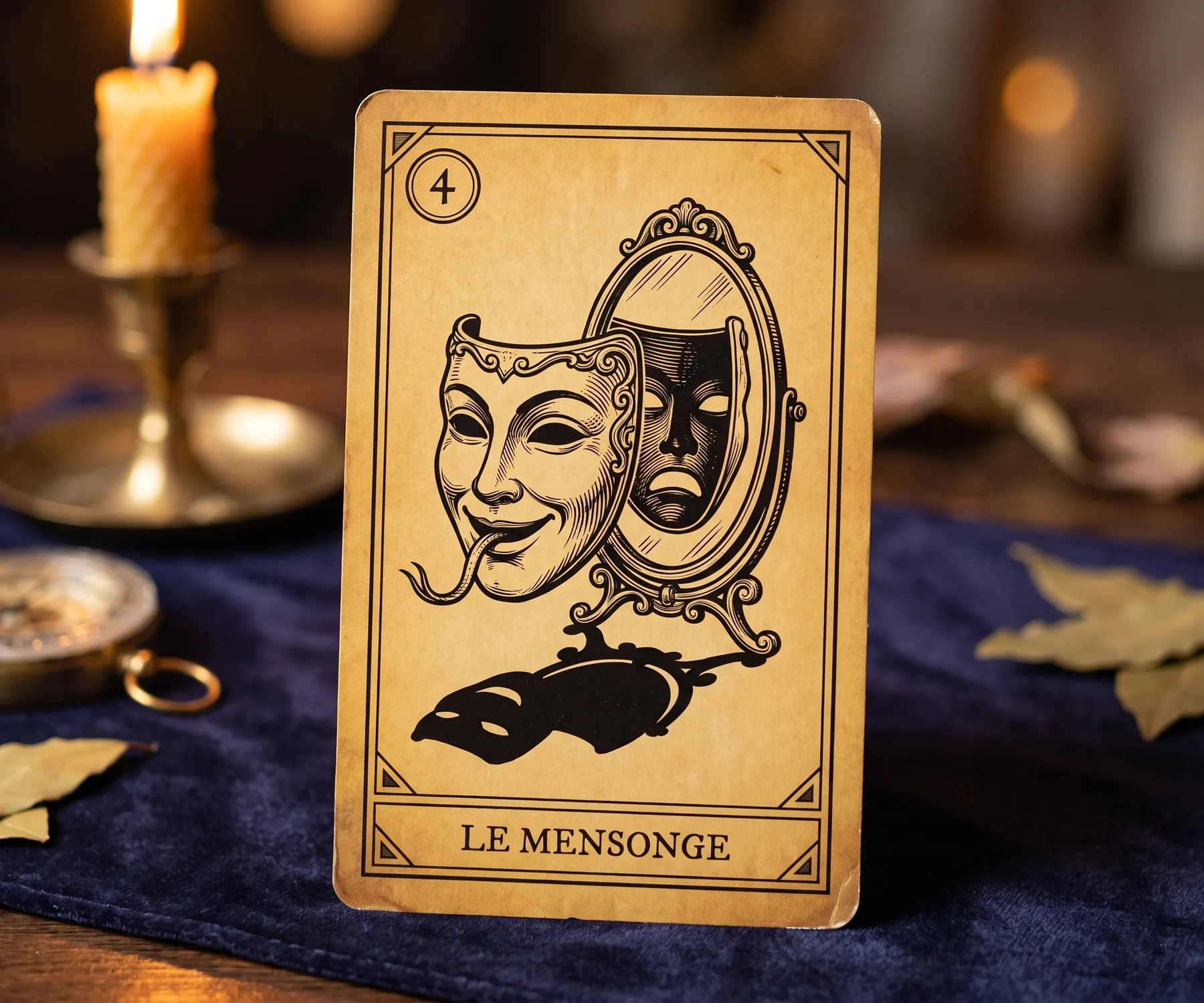 La lame 4 de l'Oracle de la Triade, Le Mensonge