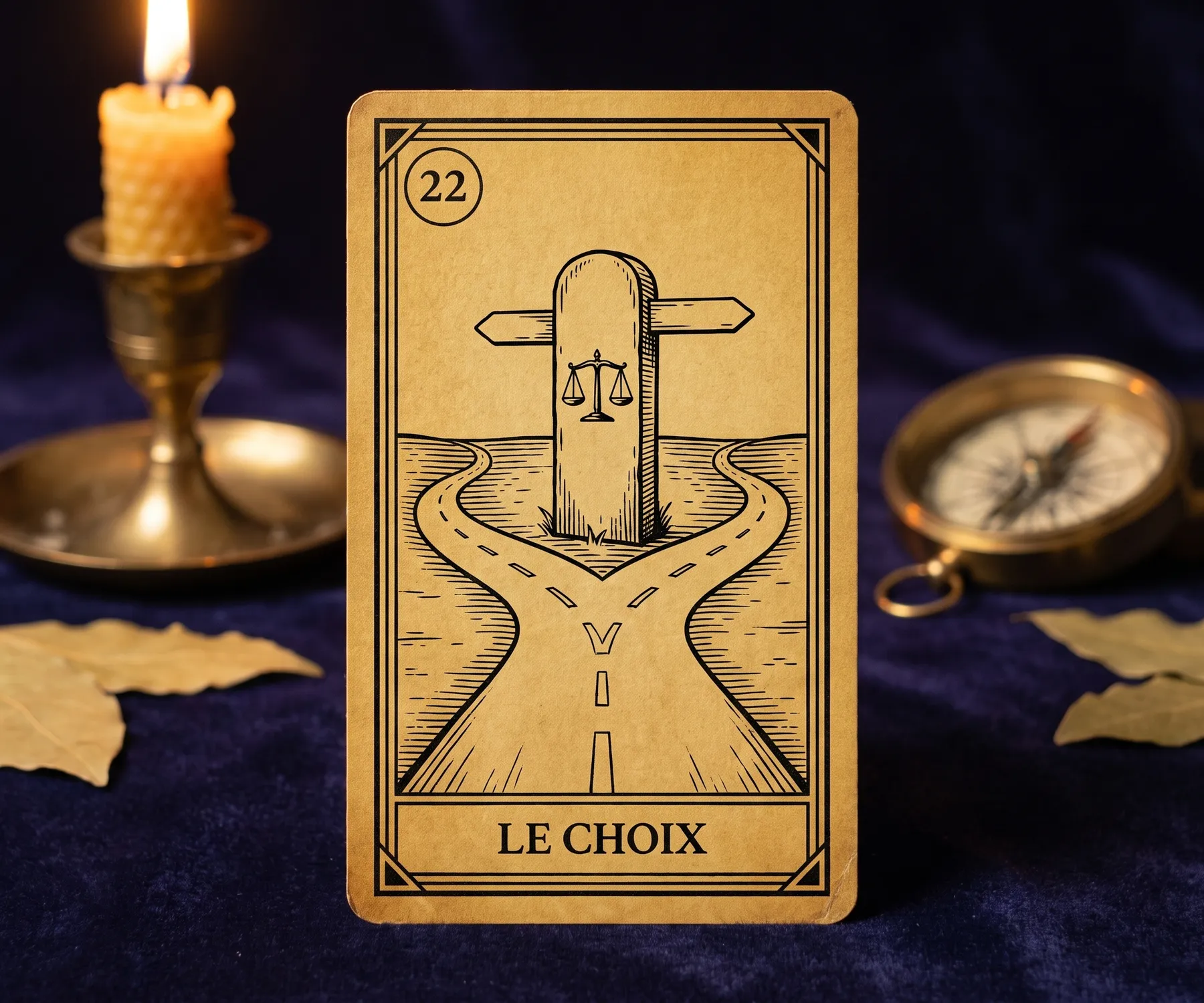La lame 22 de l'Oracle de la Triade, Le Choix