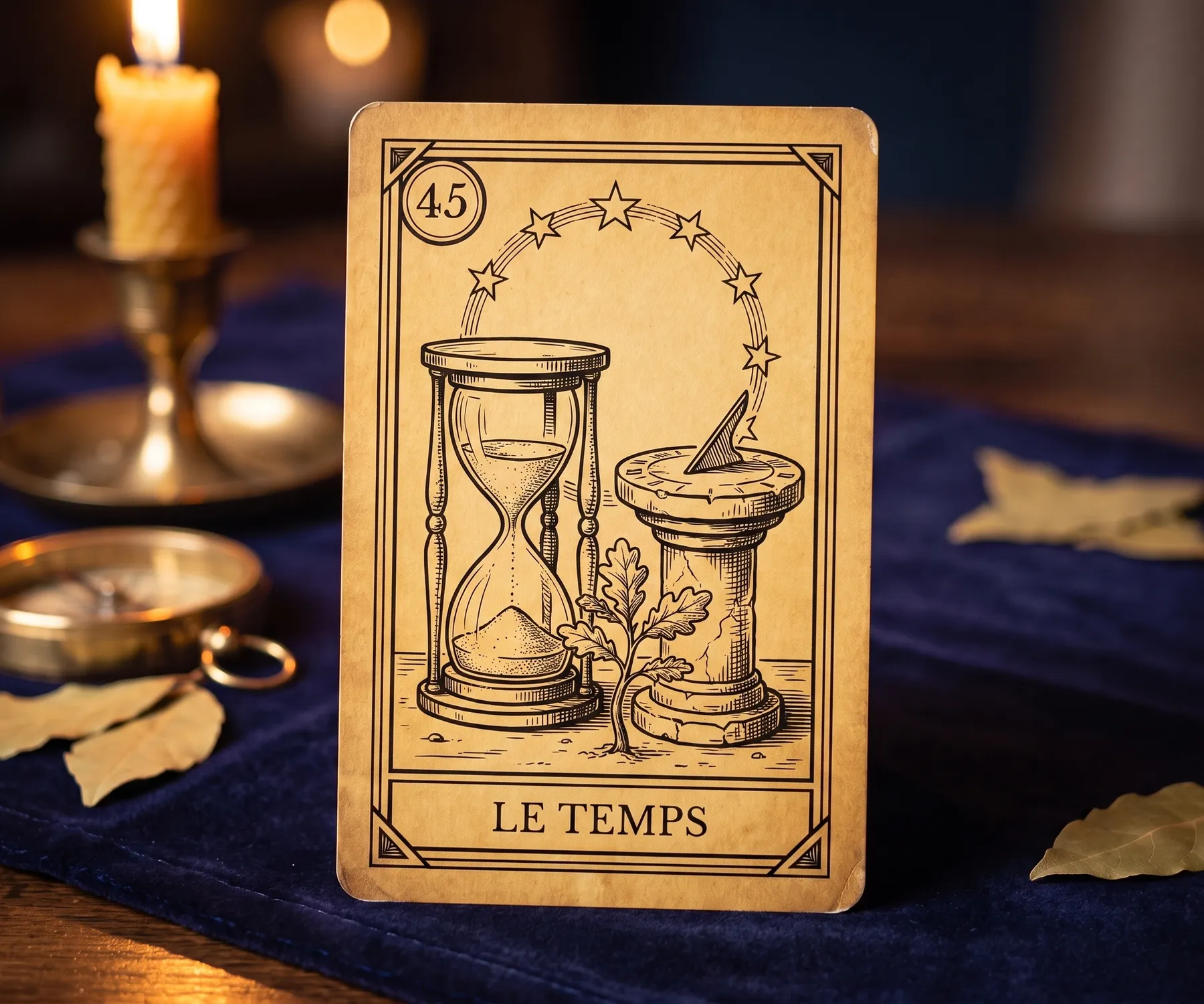 La lame 45 de l'Oracle de la Triade, Le Temps