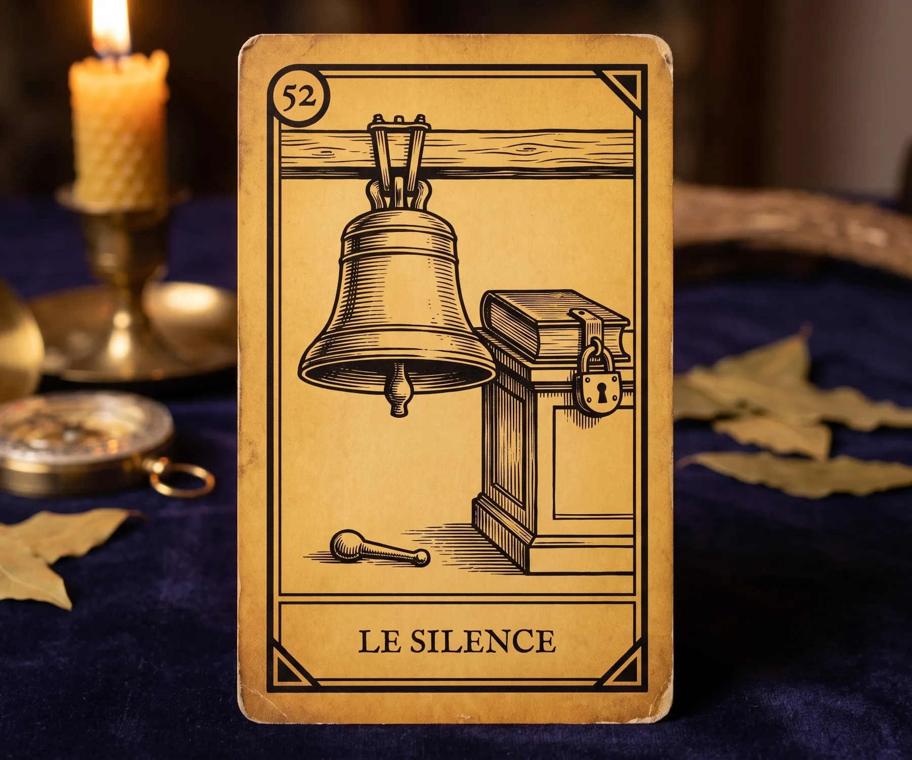 La lame 52 de l'Oracle de la Triade, Le Silence