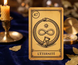 L'Eternità, lama 47 dell'Oracolo della Triade: senso