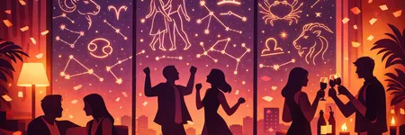 I segni zodiacali alla festa: chi regge davvero? 🎉