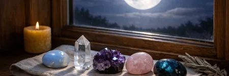 Caricare i cristalli con la Luna piena: la guida completa