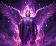 L'archange <i>Zadkiel</i> : pardon et flamme violette