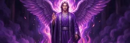L'arcangelo <i>Zadkiel</i>: perdono e fiamma viola