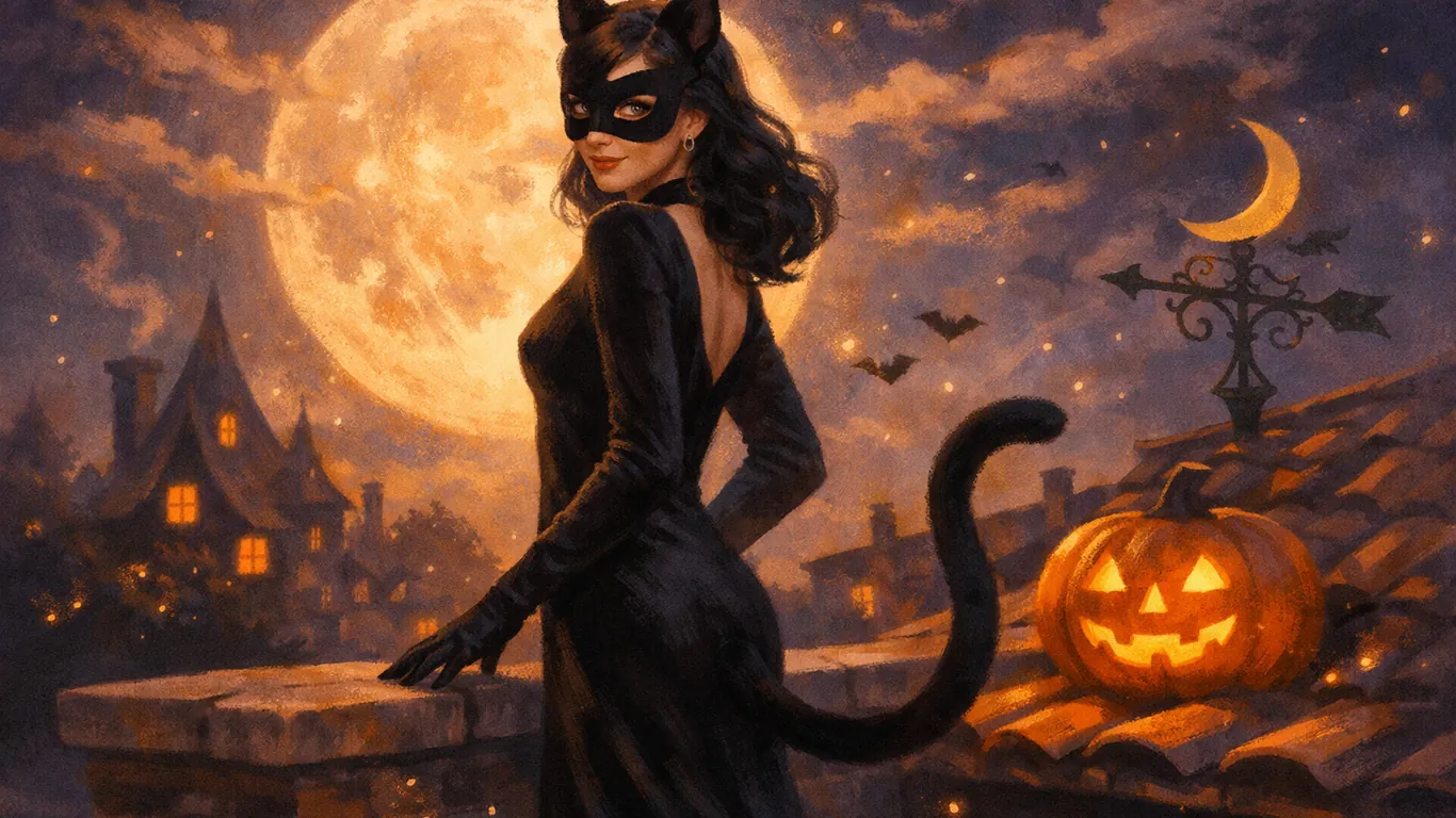Bilancia — travestimento di Halloween