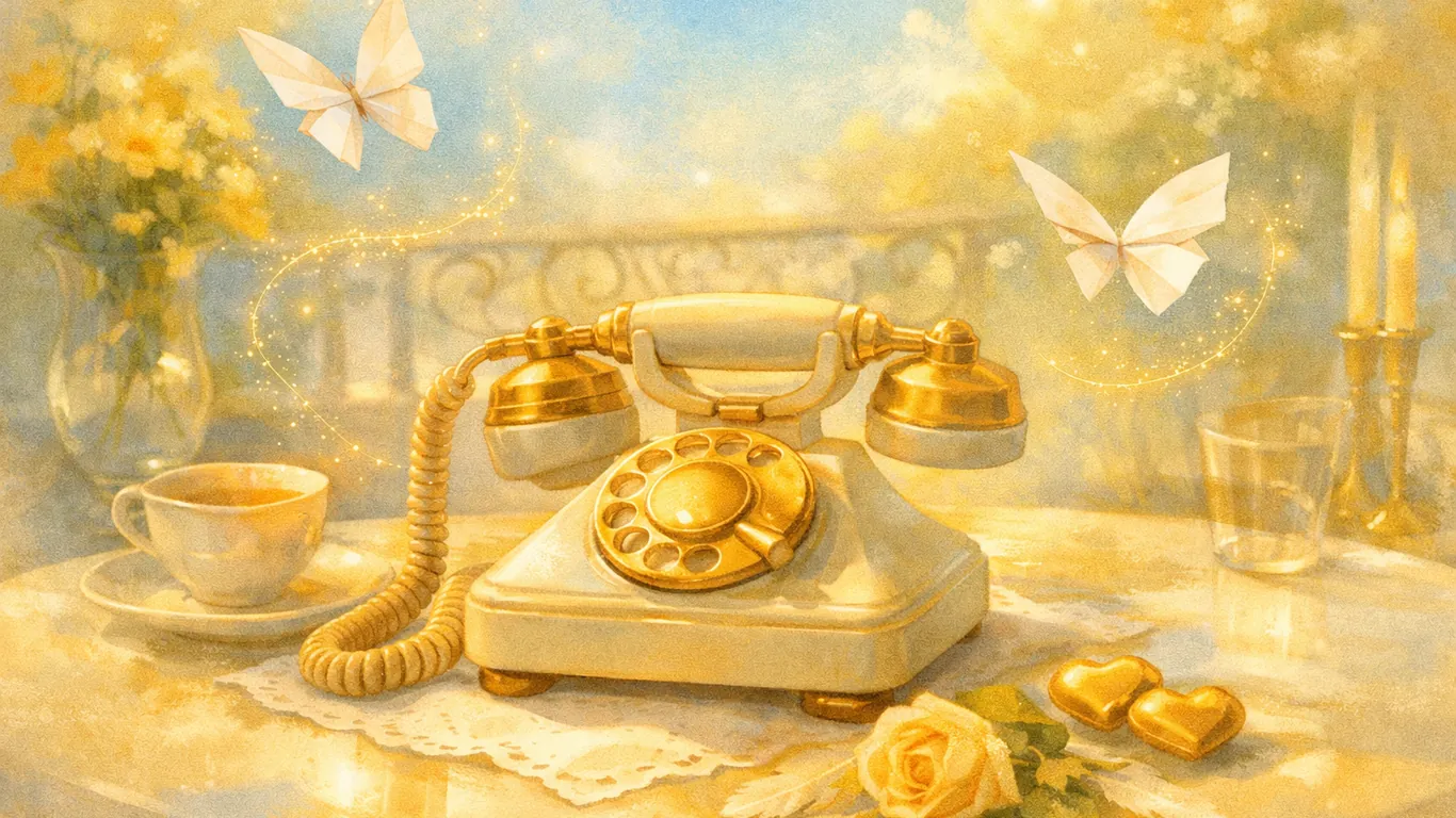 Gemelli — il suo modo di baciare, illustrazione romantica
