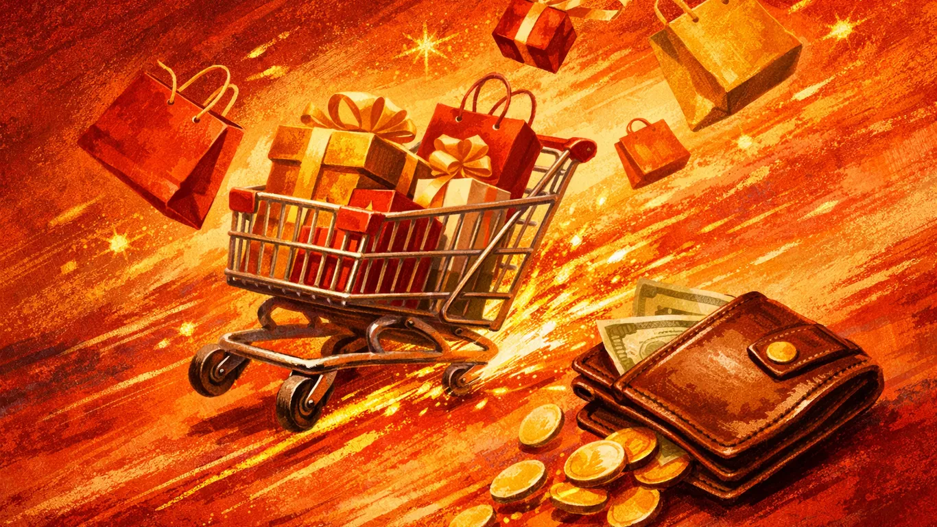 Carneiro — a sua Black Friday, ilustração de compras