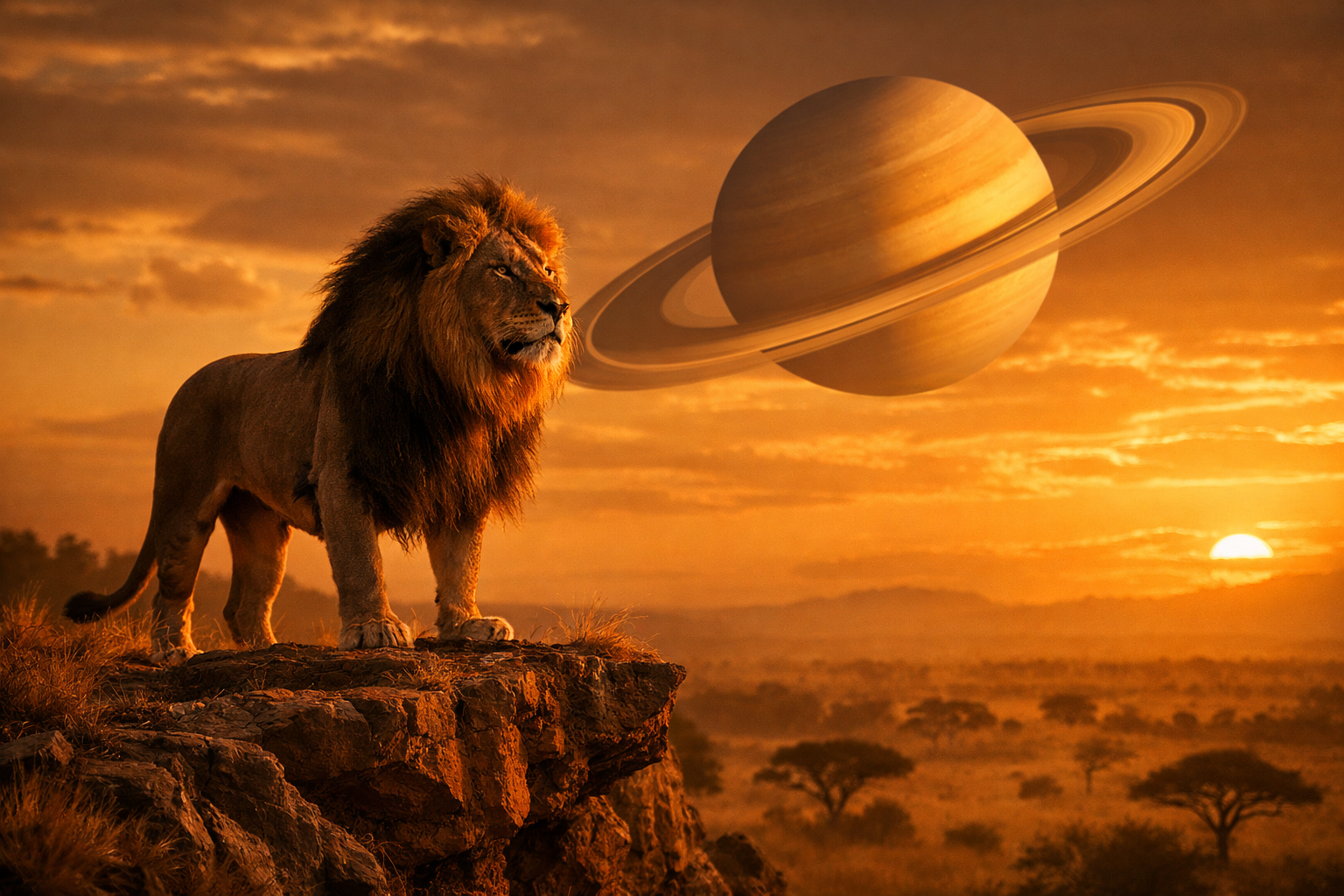 Saturno retrogrado e il segno del Leone