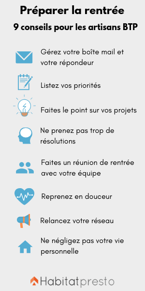 conseils préparer la rentrée en douceur