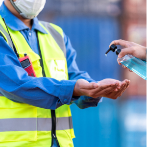 gel hydroalcoolique chantier