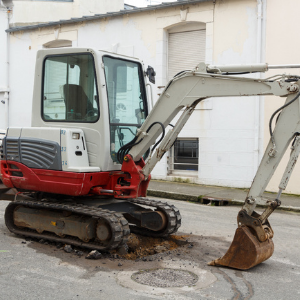 mini-pelle chenilles