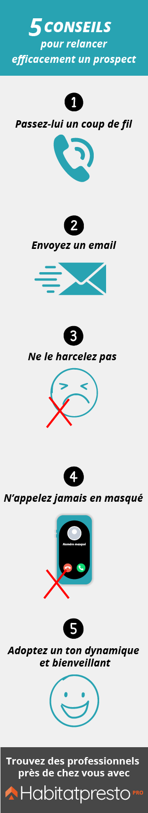 5 conseils pour relancer efficacement un prospect