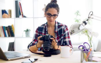 femme photographe