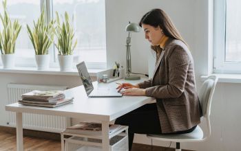 Woman at work